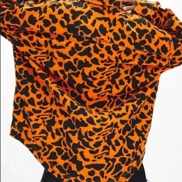 BDG Dani Oversized Flannel Shirt Printed Jacket Buttondown Top - Picture 2 of 6